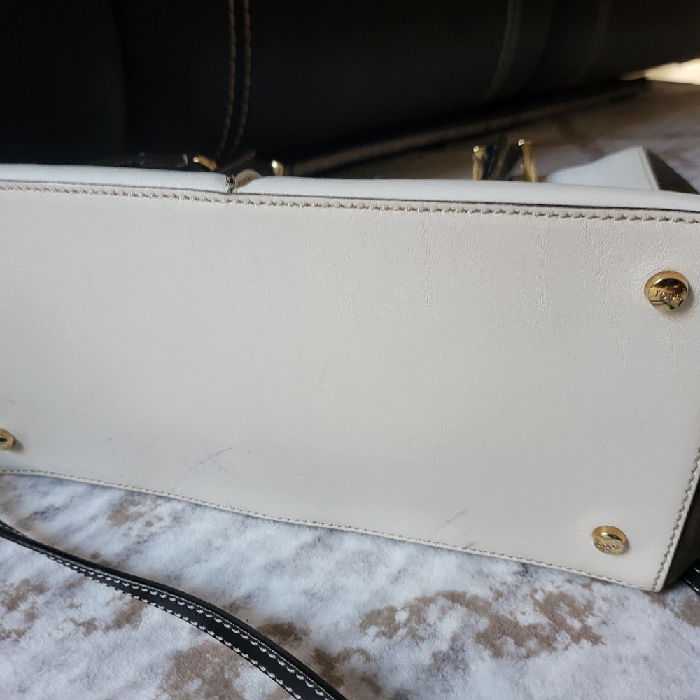 Tod's White and Black Satchel - Picture 8 of 9